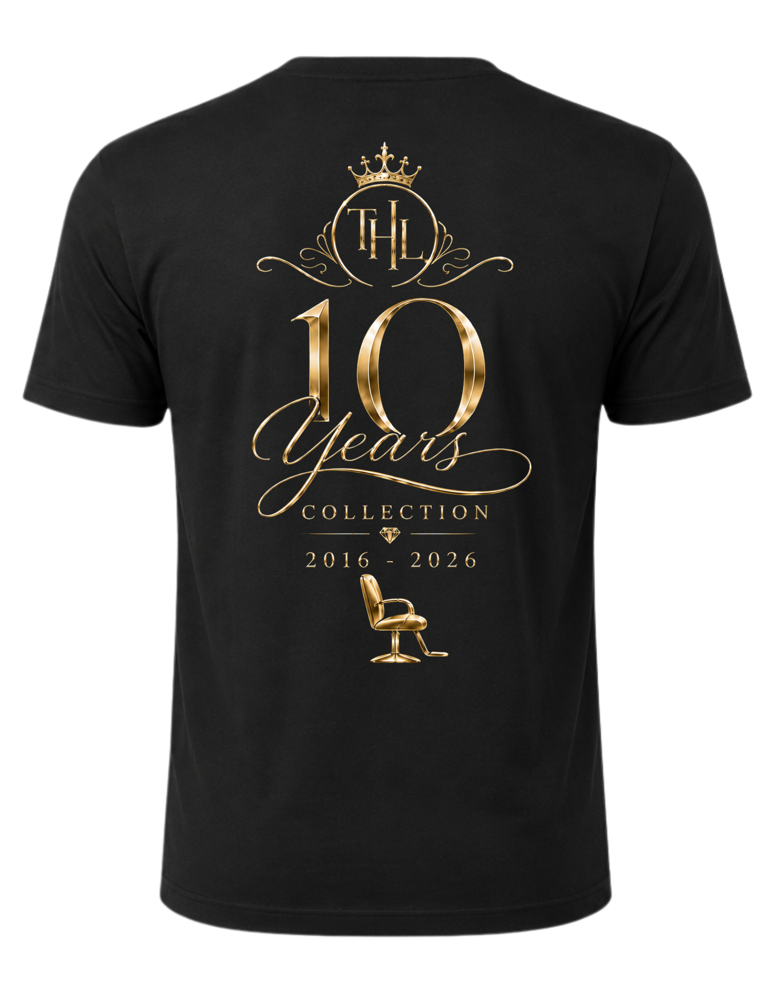 10 year Anniversay Gold Color