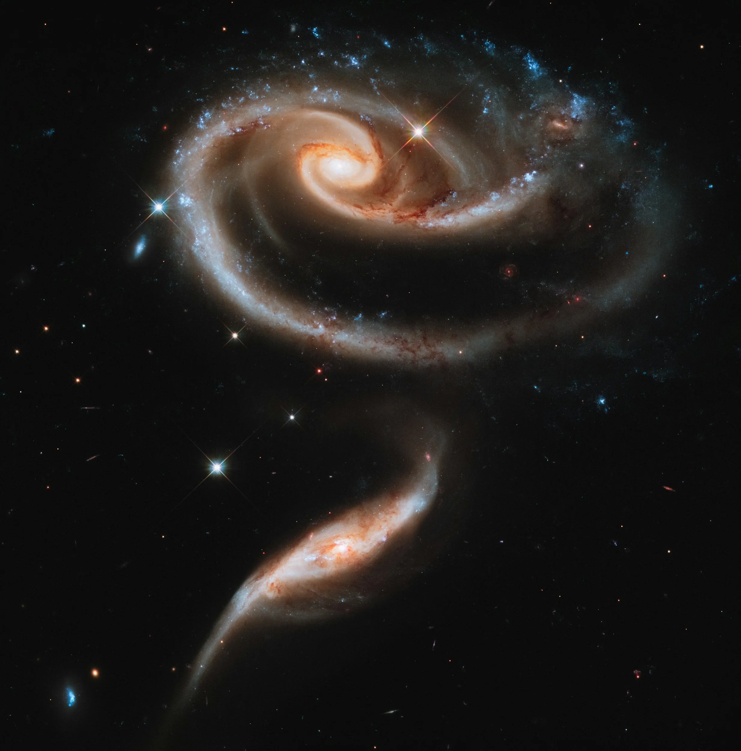 Cosmic stardust swirls in our galaxy.