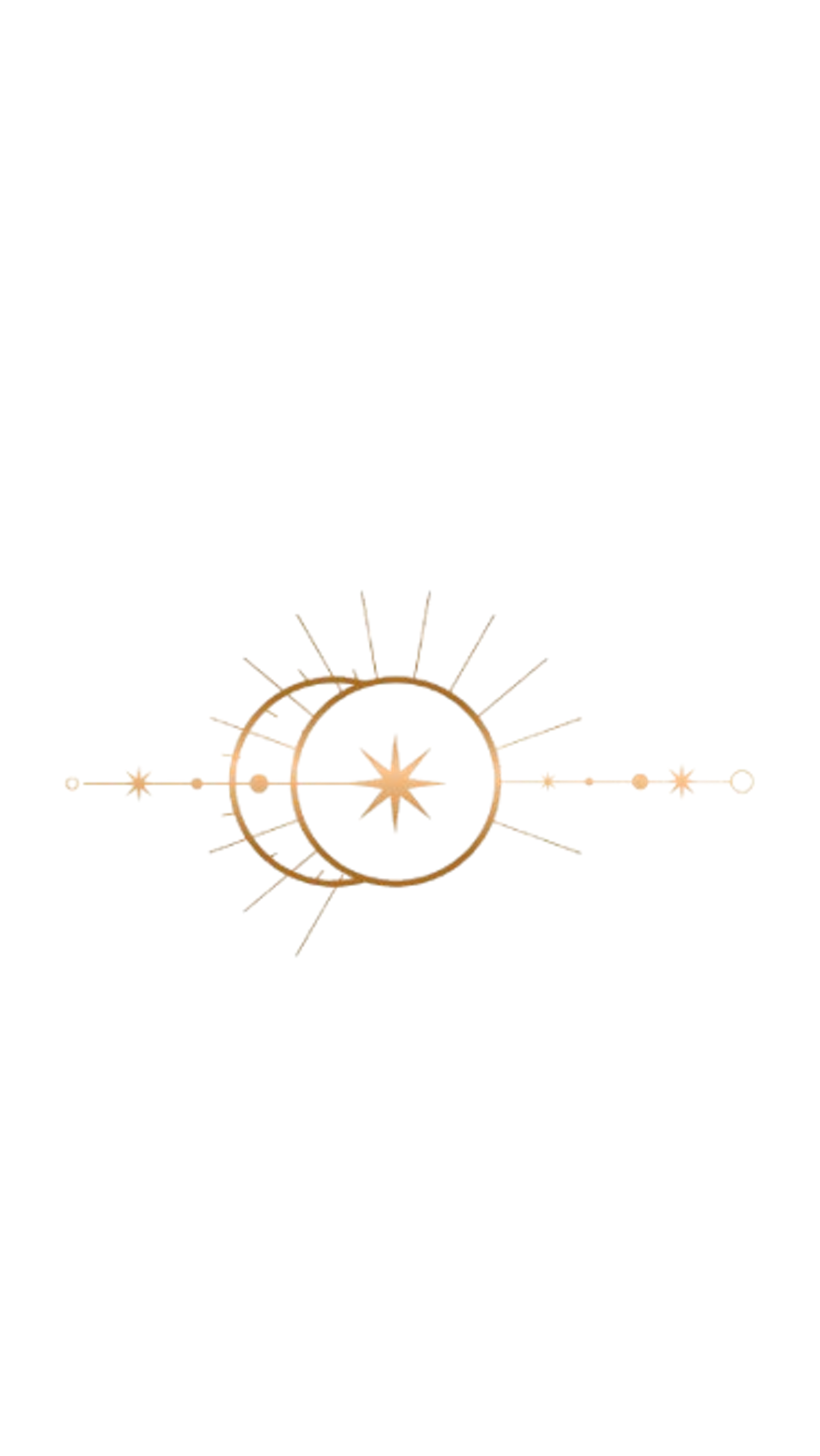 Gold galactic star symbol.