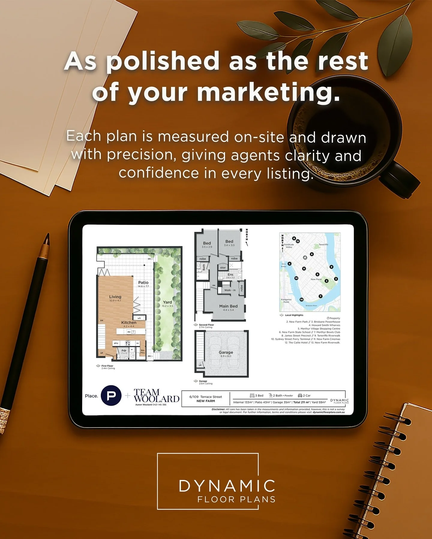 Floor plans should not feel like an afterthought. 

We apply the same level of finish as your photography and video so every part of your campaign feels consistent and professional.
