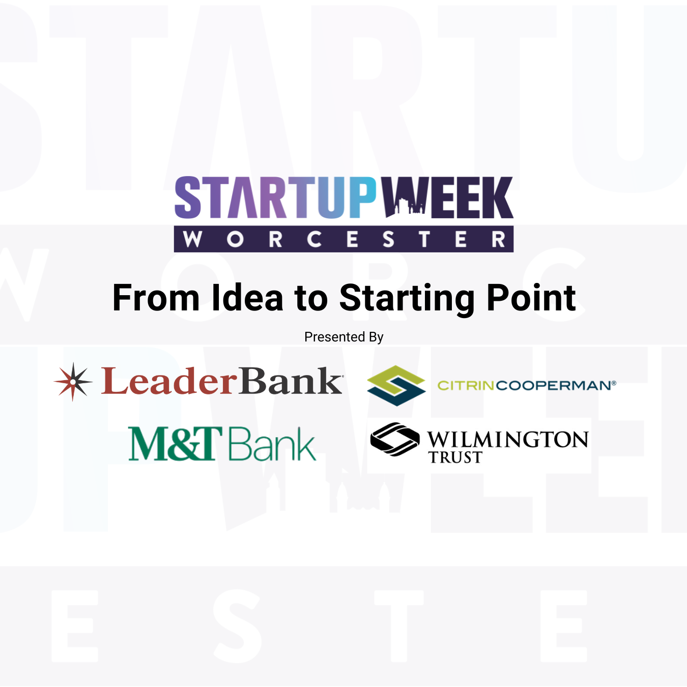 From Idea to Starting Point