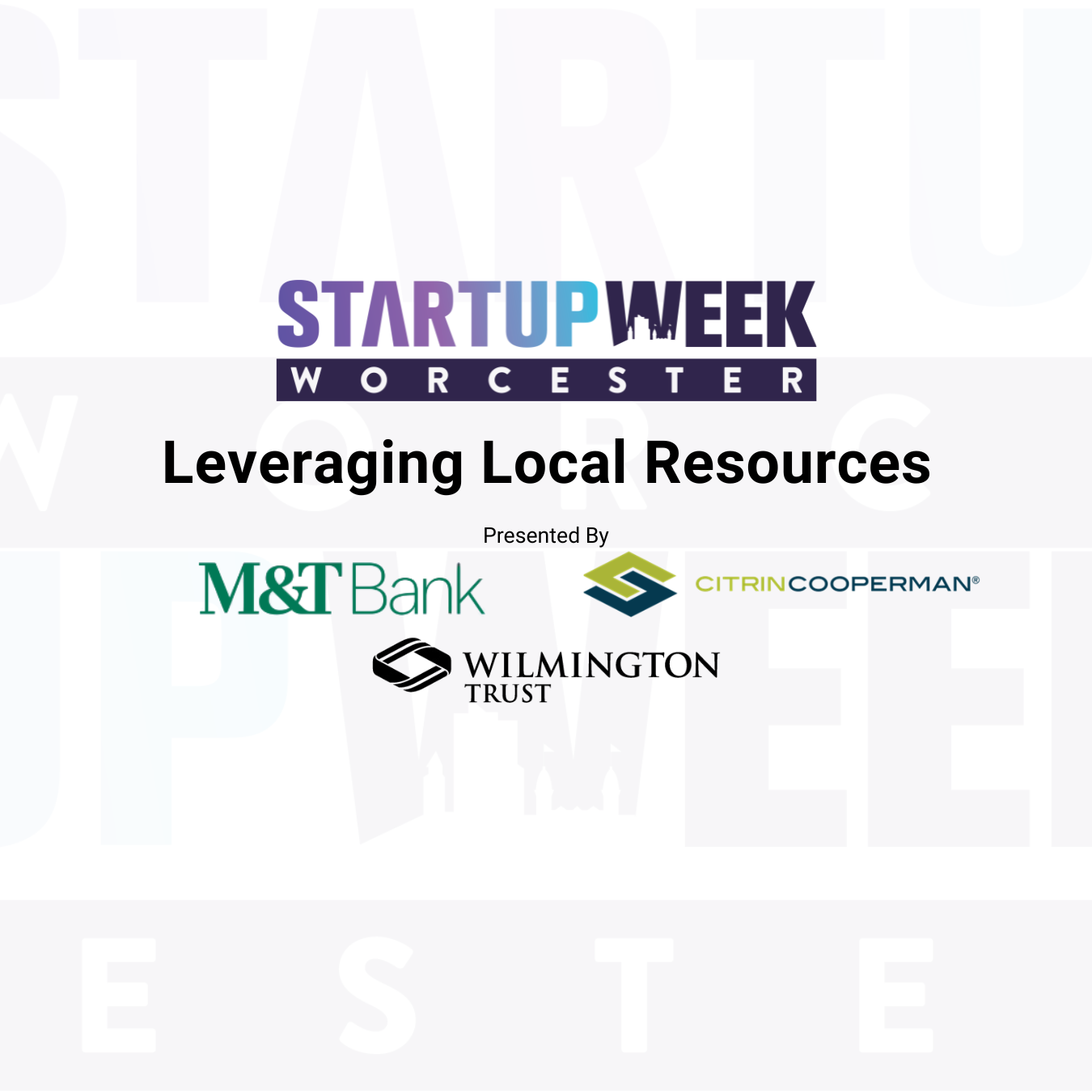 Leveraging Local Resources