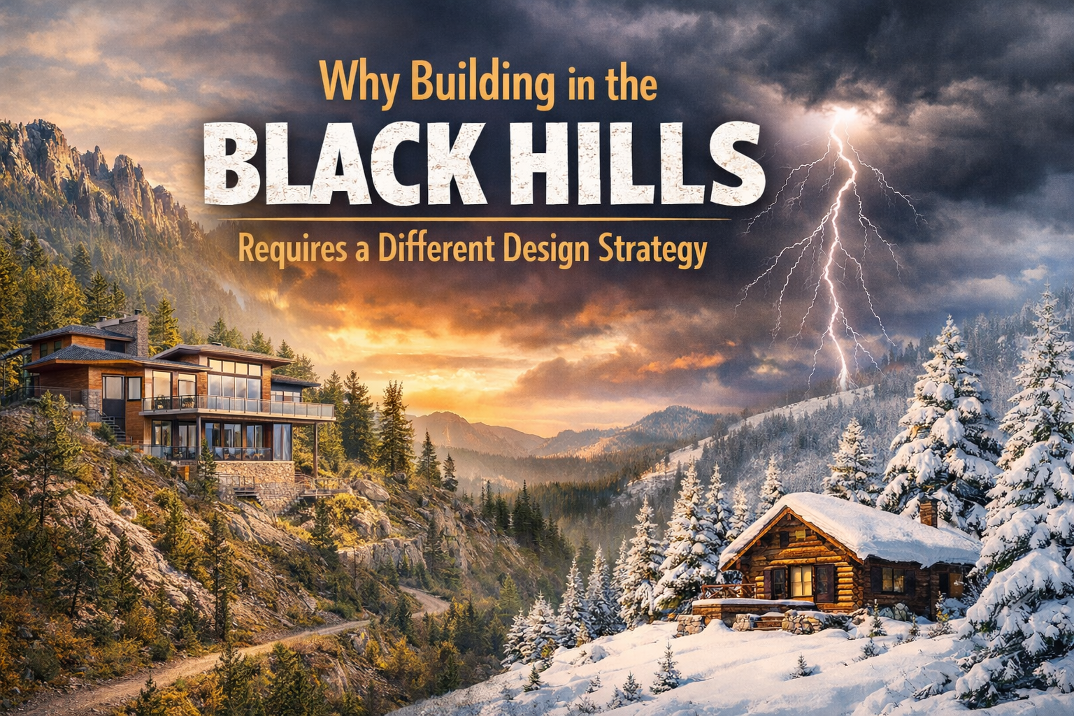 Why Building in the Black Hills Requires a Different Design Strategy
