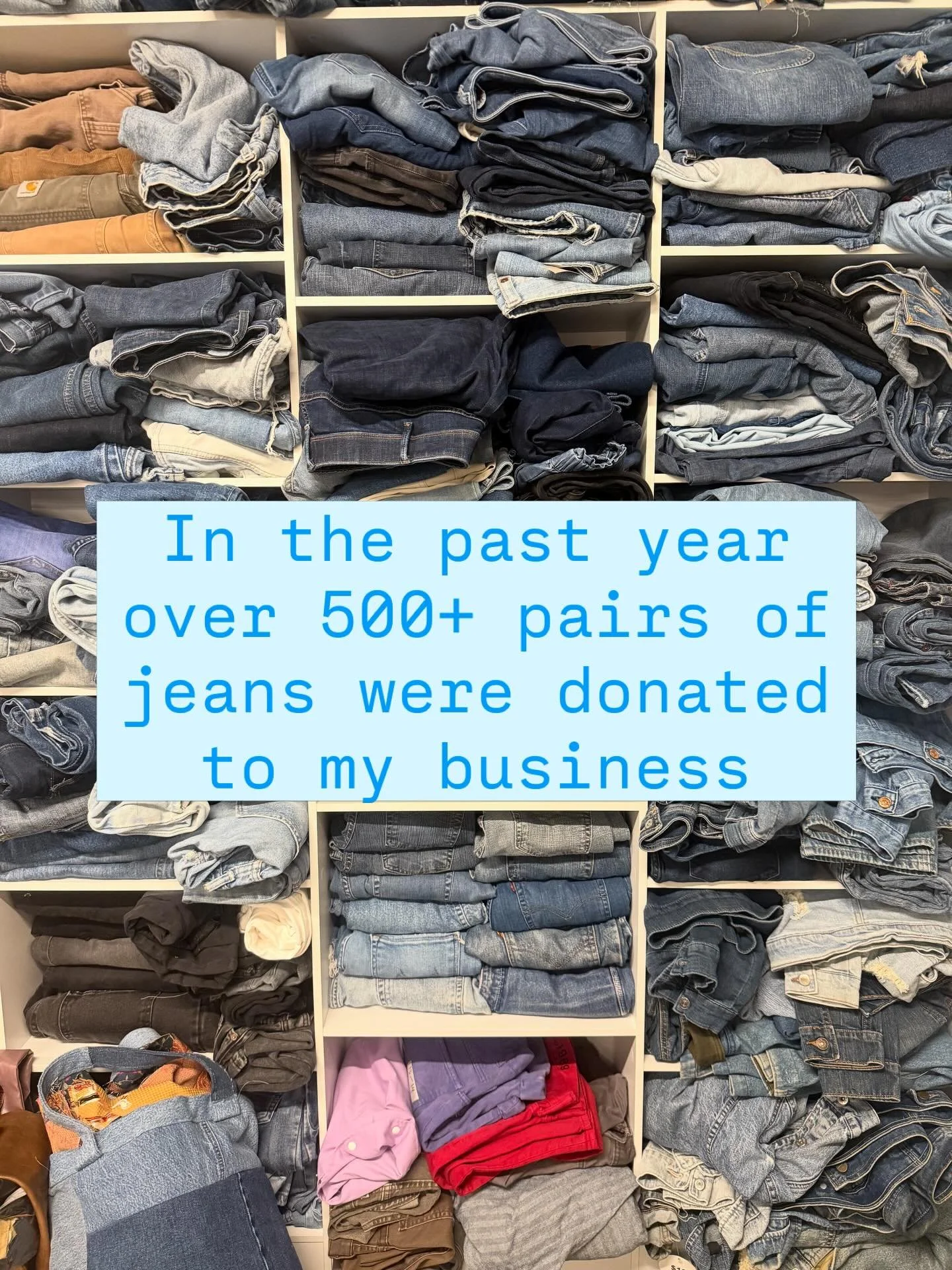 In honor of Earth Day I thought I would share some of my recent statistics. I have been able to fully run off donated items and have never been more happy! From thread to zipper, I use it all! Clothing can be taken apart and all parts can be reused. 