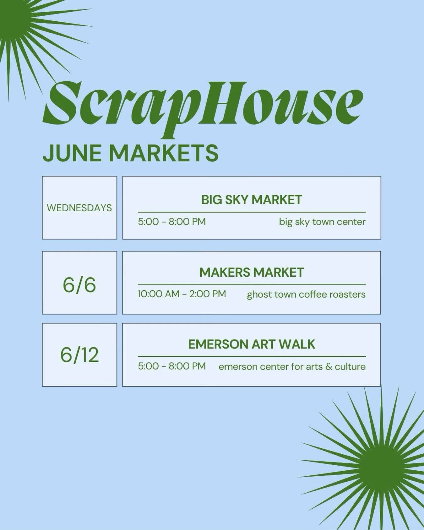Summer markets are here! I will also be at the Bozeman Farmers Market some Tuesdays :) Can&rsquo;t wait to see you there! 

#bozeman #farmersmarket #handmade #upcycle