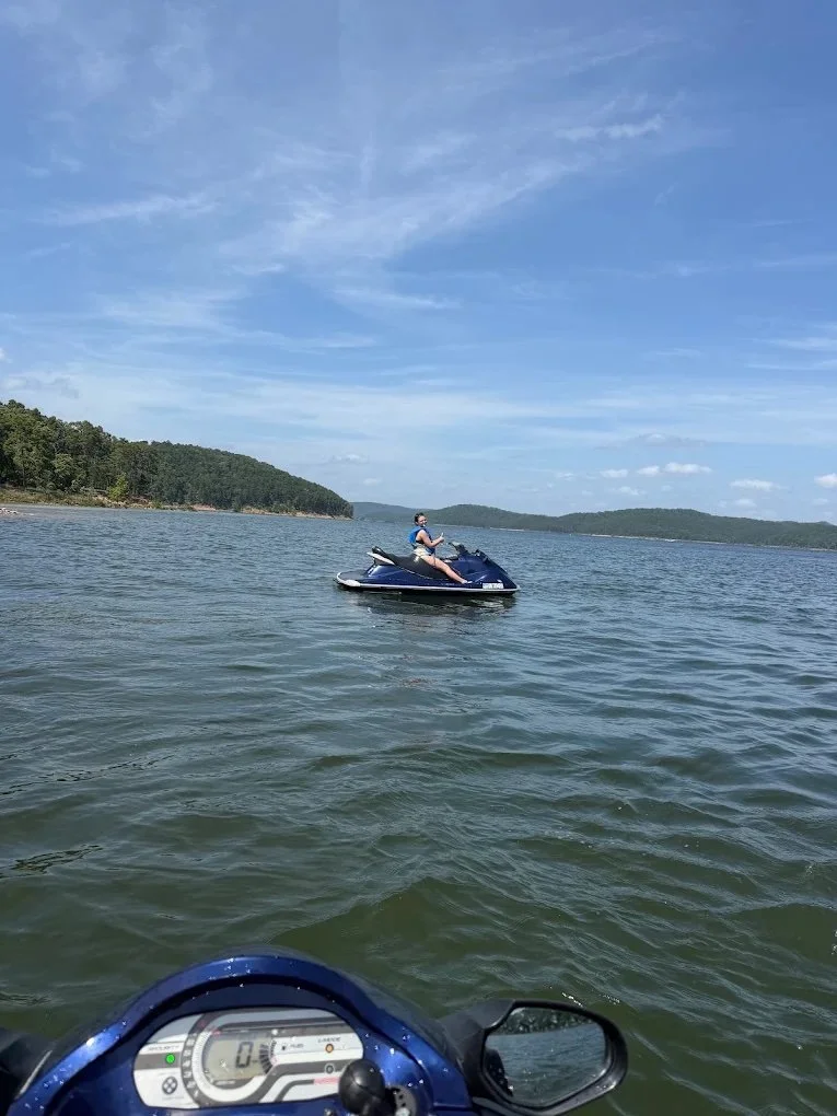 Jet Ski Rental Enjoying Broken Bow Lake, Oklahoma