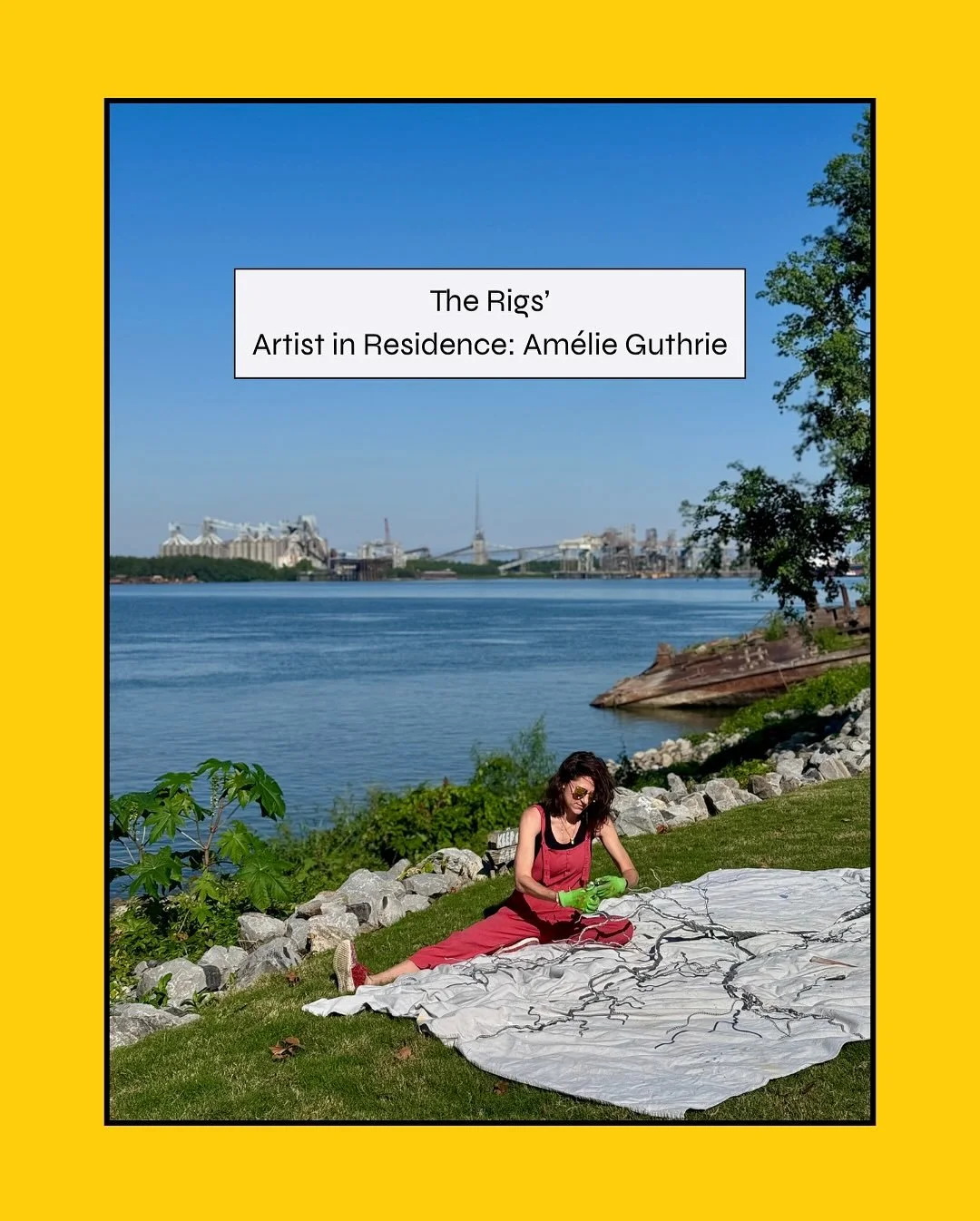 Drawn in by the river, sculptor Amélie Guthrie came to The Rigs looking for a place to create — and found it in The Barn, our rustic studio space we love sharing with artists and makers.
Her time here has filled the property with energy