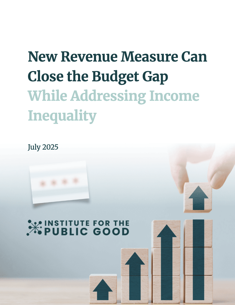 New Revenue Measure Can Close the Budget Gap While Addressing Income Inequality