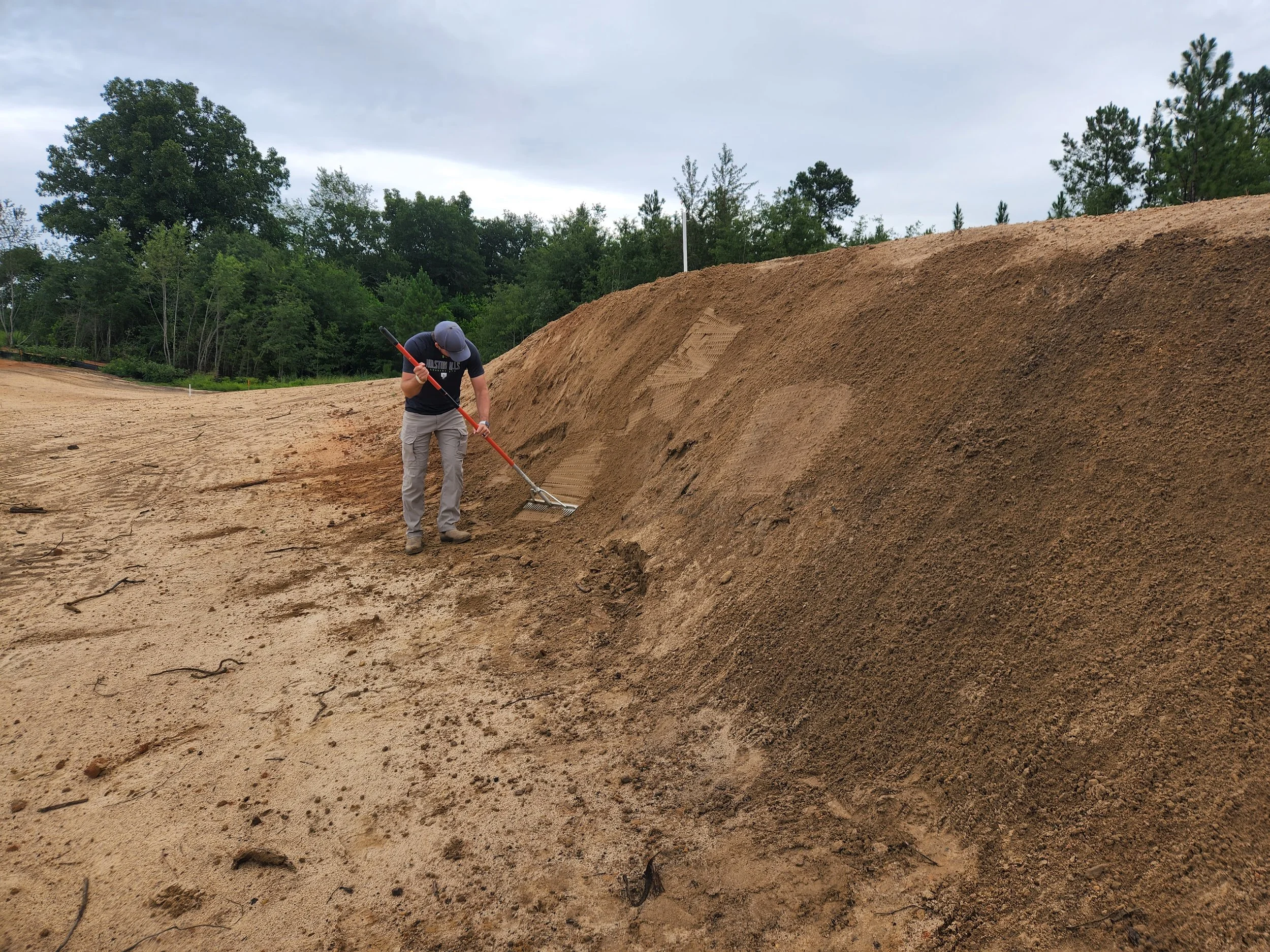 Fellow intern finishing the right side wall on 4th approach