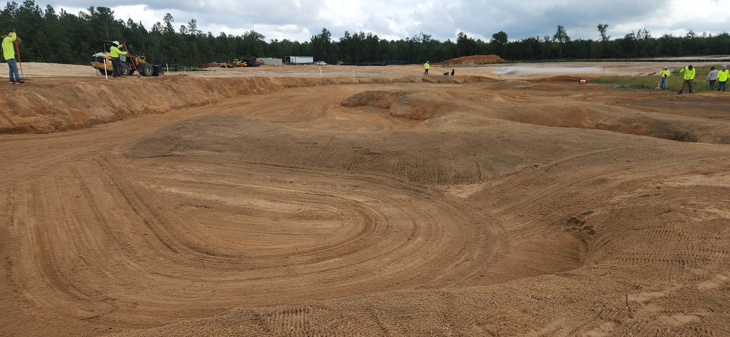 Finished large bunker complex on the right side of 1st