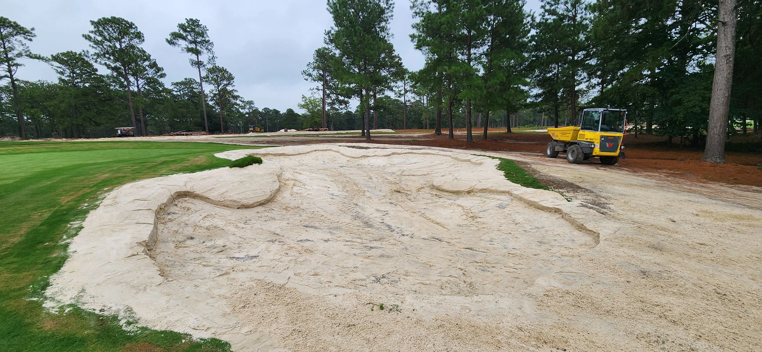 Right Greenside Bunker on Hole 8