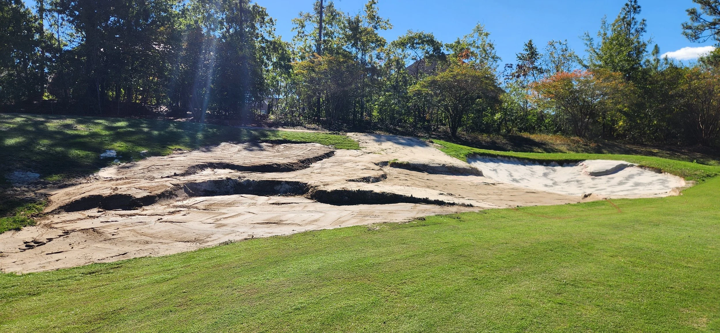 Back Bunker Complex on Hole 14 After