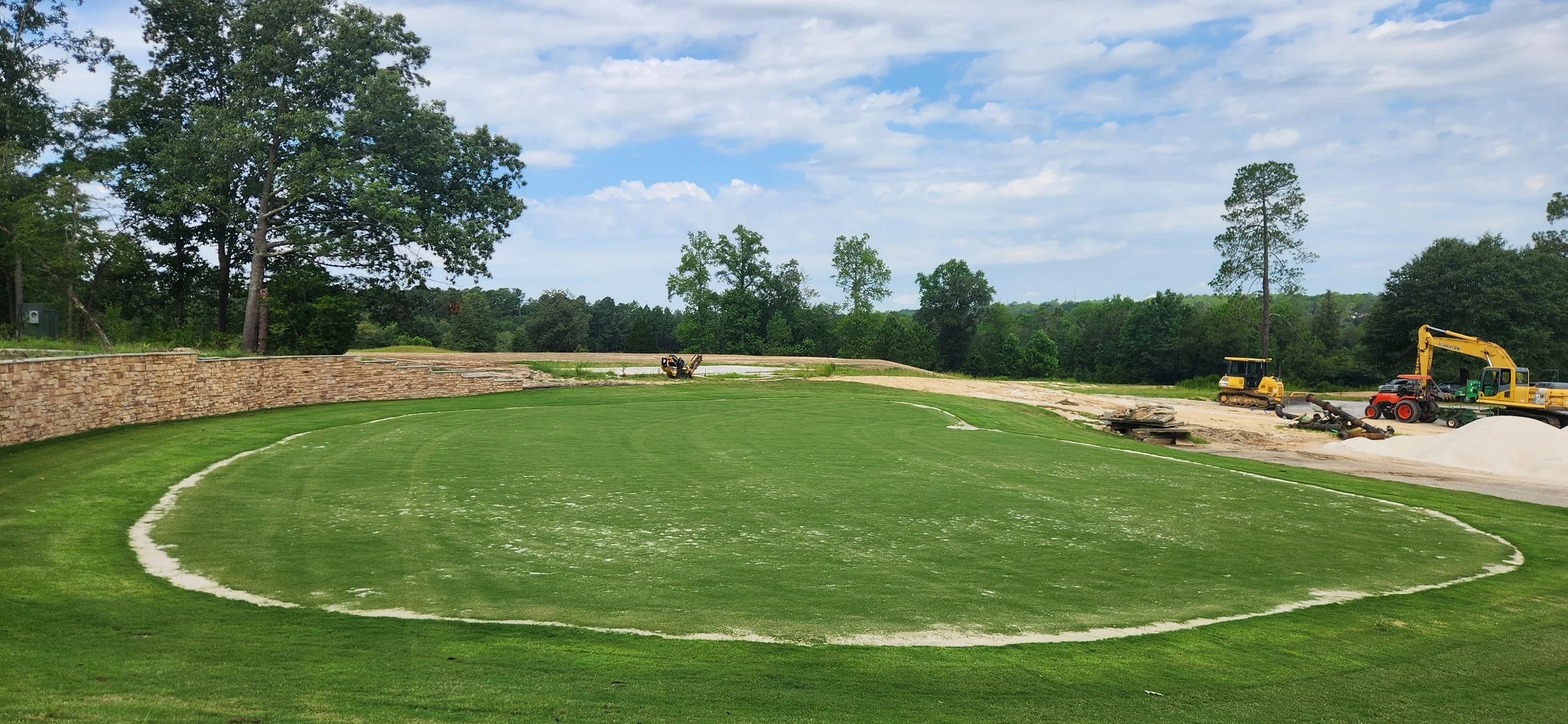 Practice green