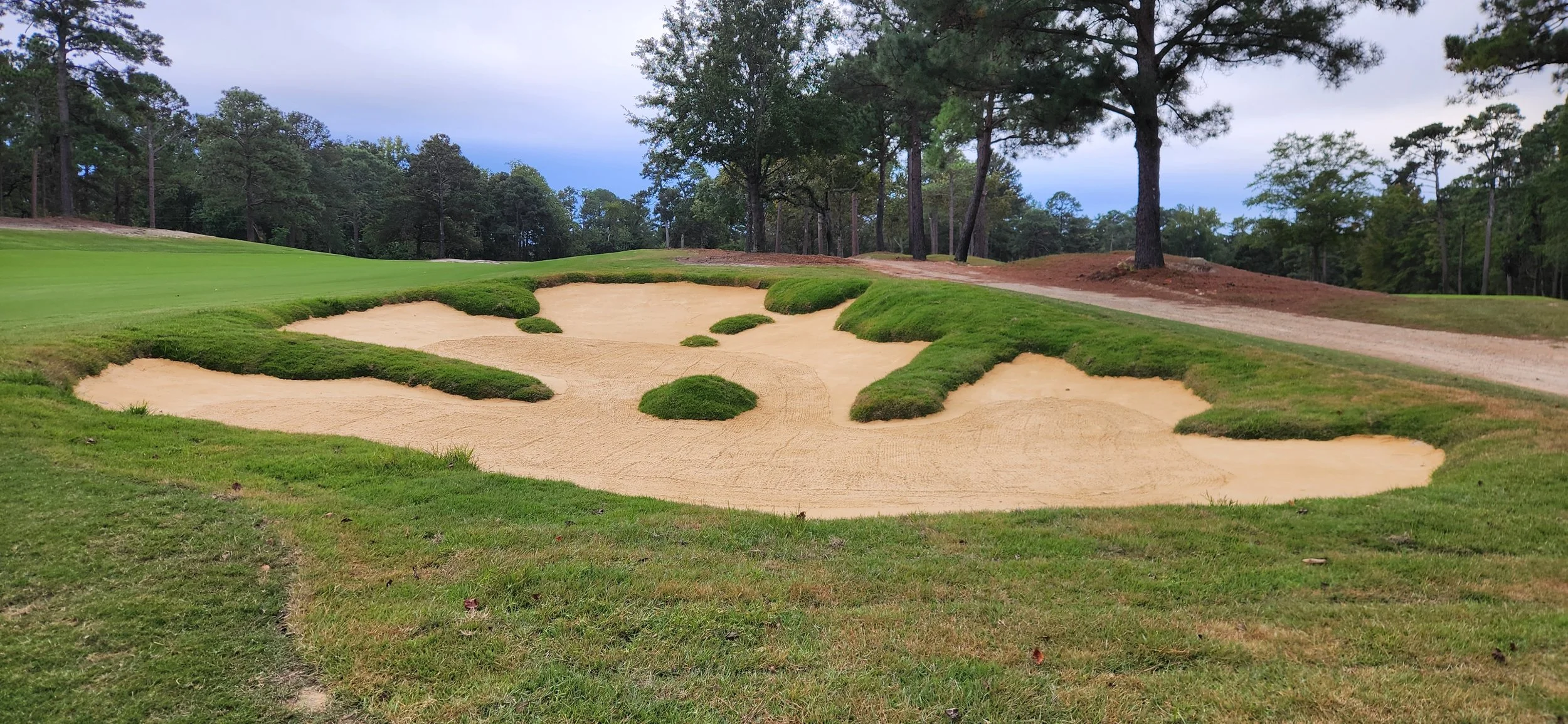 Finished Right Fairway Bunker on Hole 7