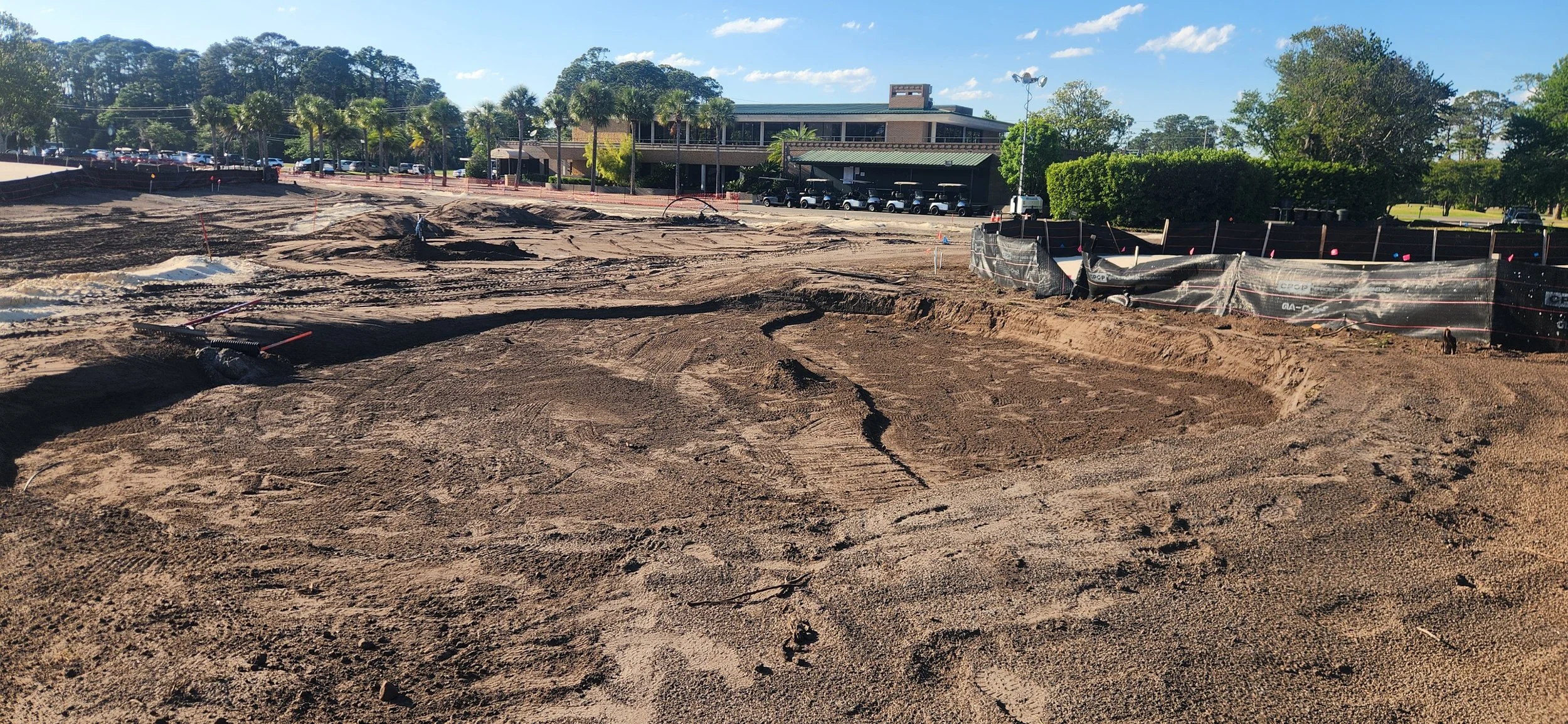 Greenside Bunker for Chipping Green w/ CapCon Inlay Cut