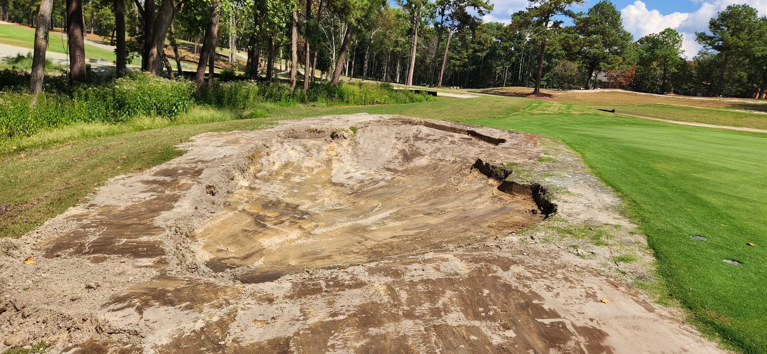 Back Bunker on Hole 2 After