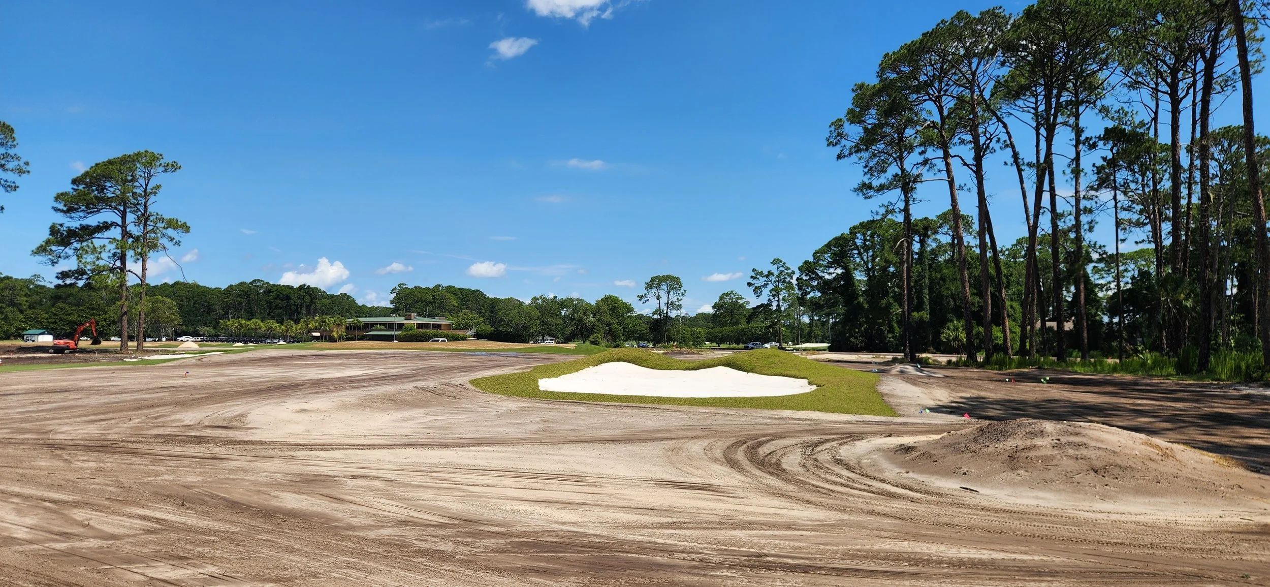 Frog Eye Bunker on Approach to 18 Green