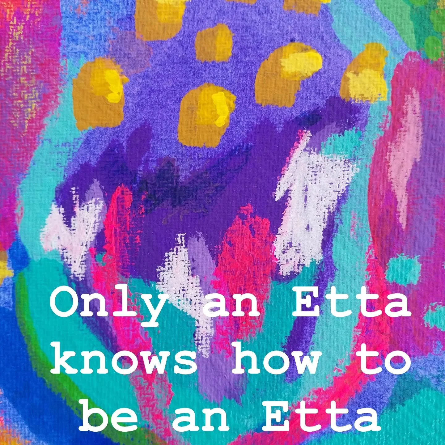 Only you know how to be you! Lean in to your authentic selves today lovelies.

#psychologytips 
#authenticity 
#followyourintuition 
#artforkidsroom 
#presentsforkids 
#kidsroominspo 
#abstractart 
#inspiringquotesandsayings 
#brightcolours 
#personl