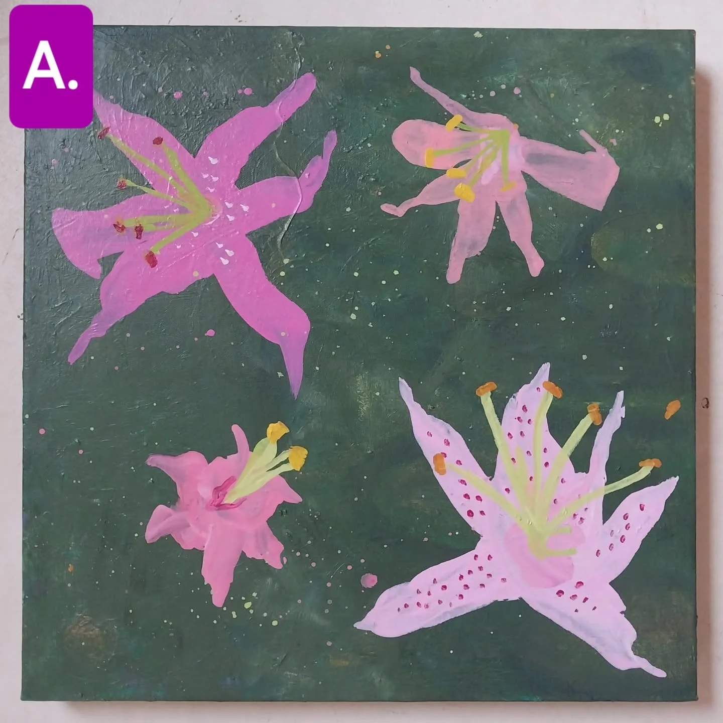 Which way does this painting feel best to you? I can't decide!