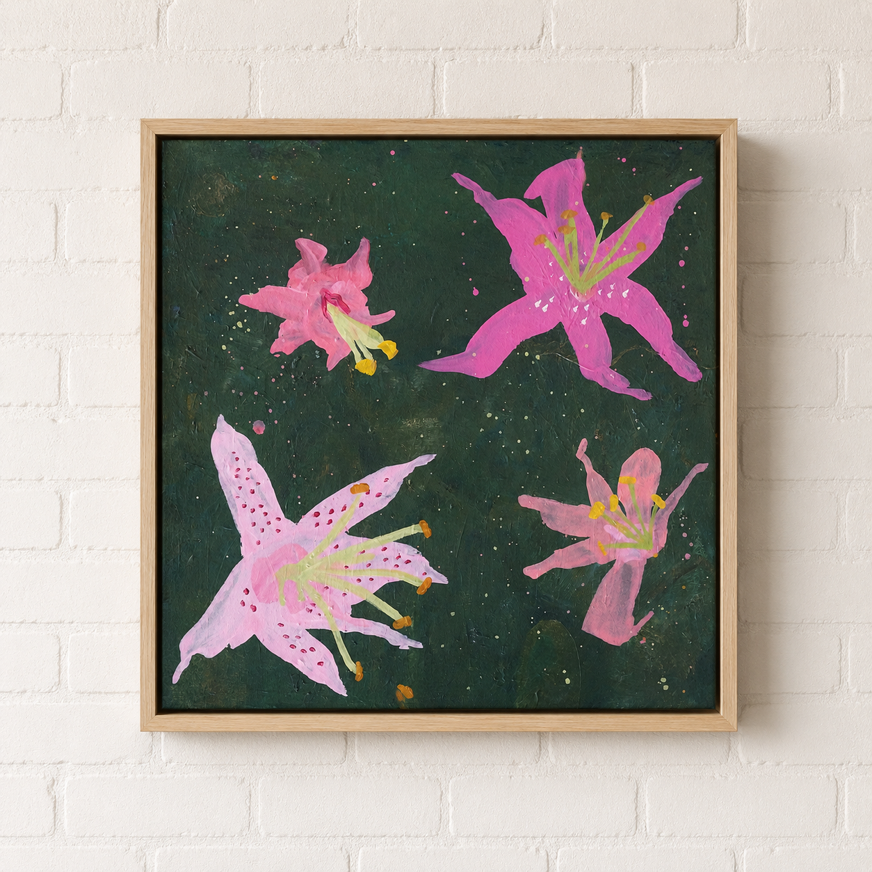 Four Sisters. 40cm x 40cm.