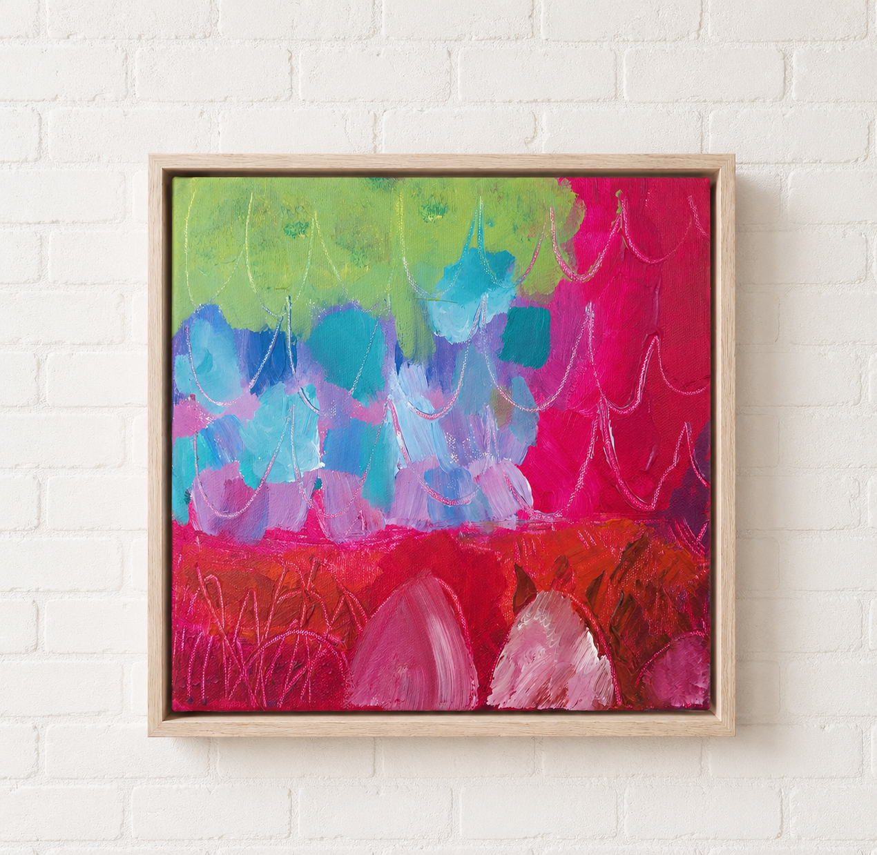 Landscape of my Dreams. 25cm x 25cm