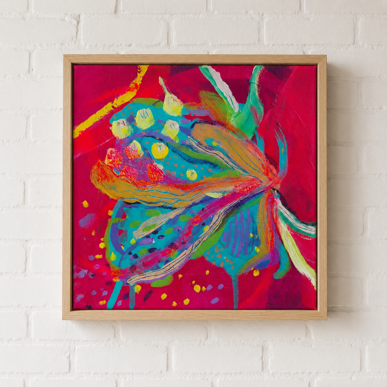 Dragon Flower. 20cm x 20cm.