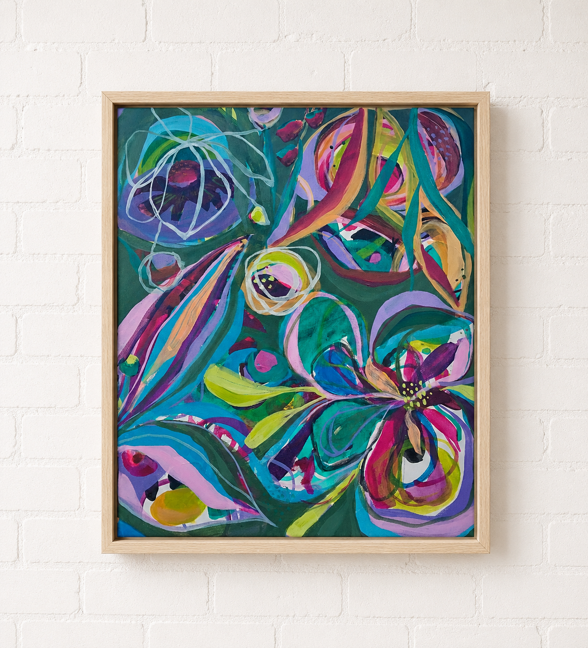 Unfold Slowly. 60cm x 50cm.
