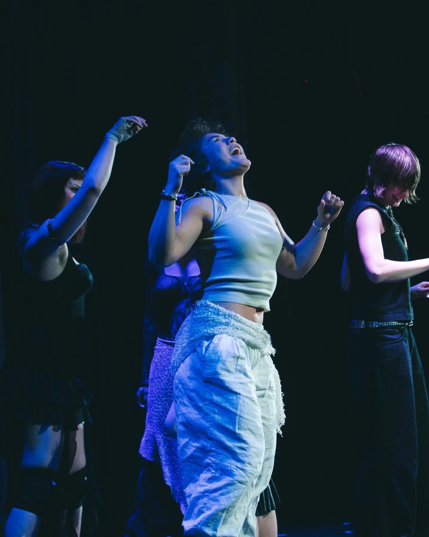 Berlin by Georgia Wright (they/them)
Directed by Alexandra Haddad (she/her)
Movement Director: Jalen Bunch (they/them)
Intimacy Coordination: Shea Madison (she/her)
Featuring:
Phoebe Lloyd (they/them)
NJ (any)

With Movement Ensemble:
Ashe Turner (th