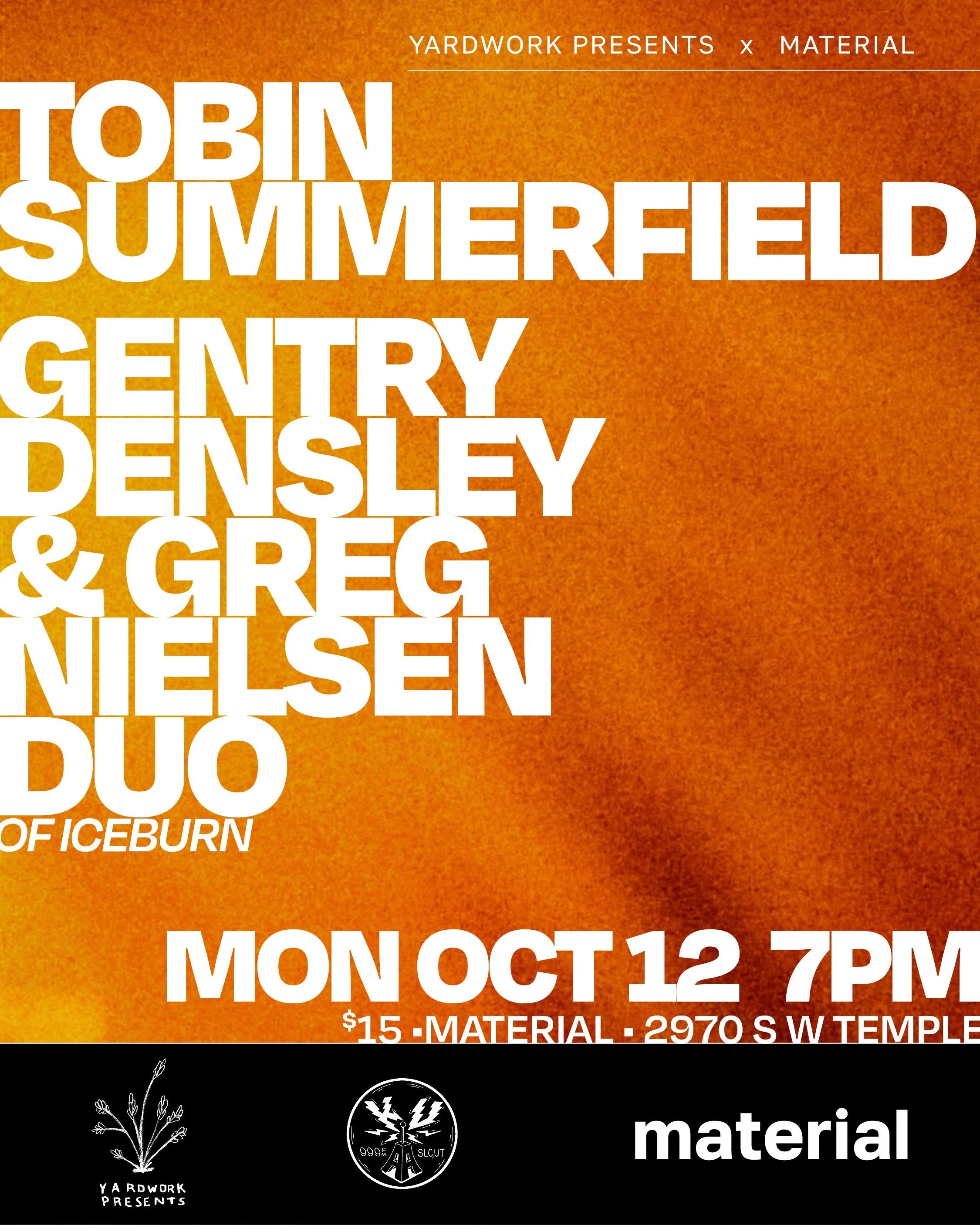 Tobin Summerfield, Densley & Nielsen Duo @ Material Gallery 