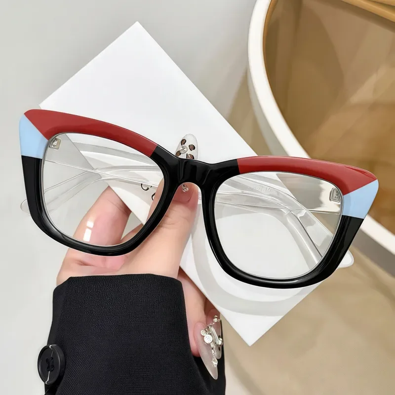 1-Pair-Color-Block-Cat-Eye-Y2K-Fashion-Glasses-Women-s-Trendy-Contrast-Color-PC-Frame-Non-Prescription-Glasses-Simple-Versatile-Metal-Hinge-2.webp