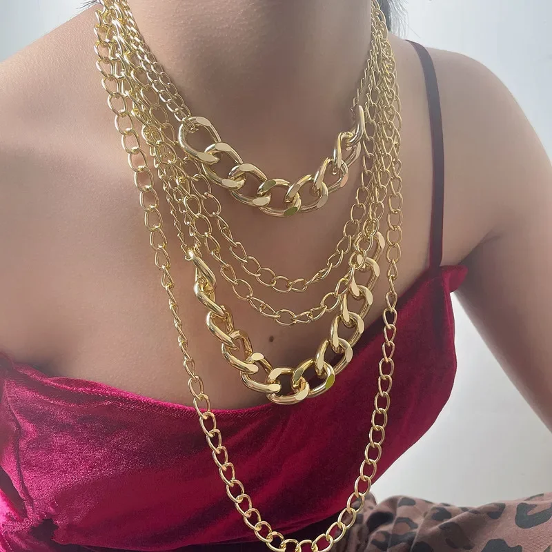 Lady-Geometric-Alloy-Aluminum-Wholesale-Layered-Necklaces.webp