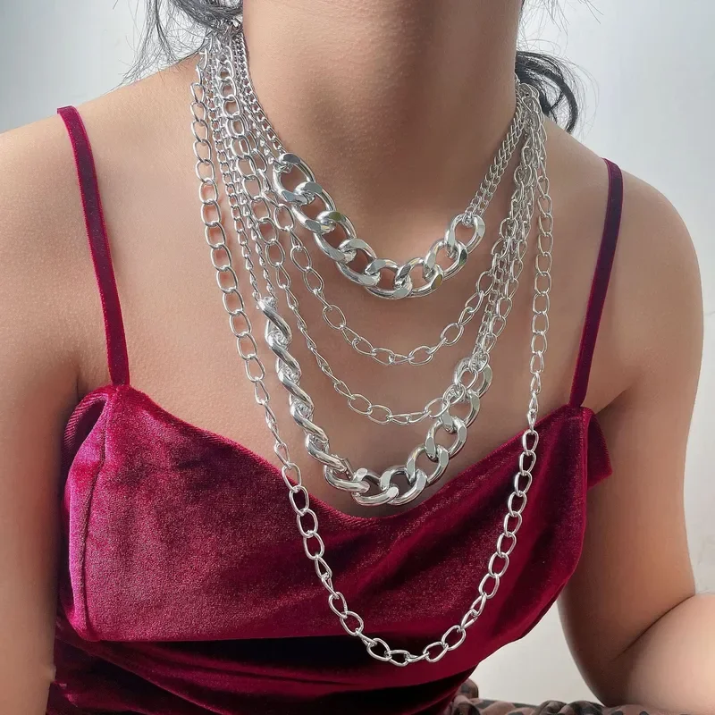 Lady-Geometric-Alloy-Aluminum-Wholesale-Layered-Necklaces-2.webp