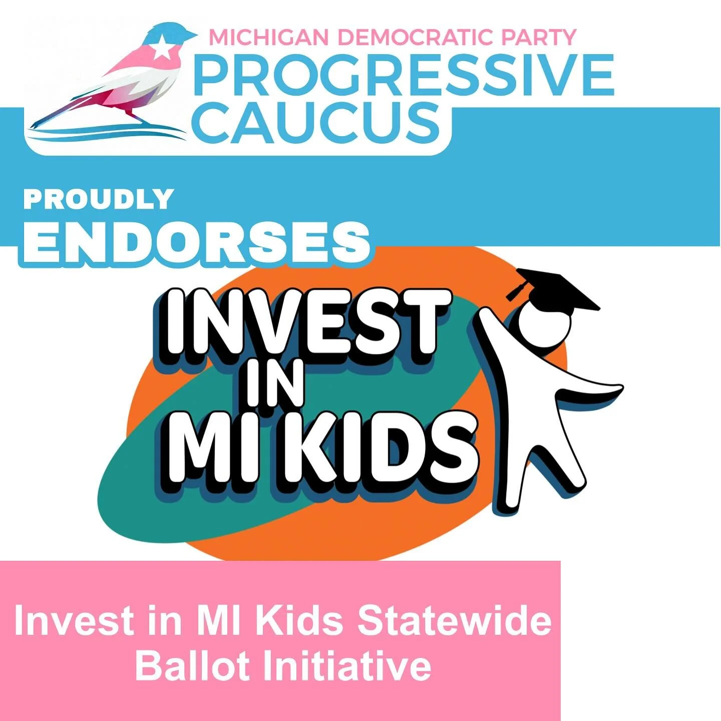We are proud to endorse the Invest in MI Kids ballot initiative! DM us if you need help finding a place to sign the petition!