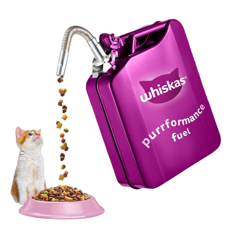 Whiskas Purrformance Fuel key visual