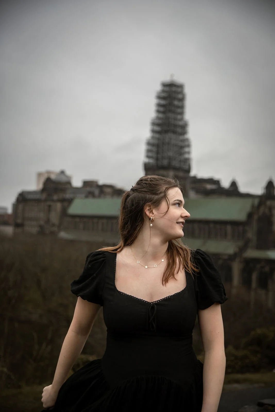 Anna Lea in Glasgow City Necropolis (Photo via Danni Arndt)