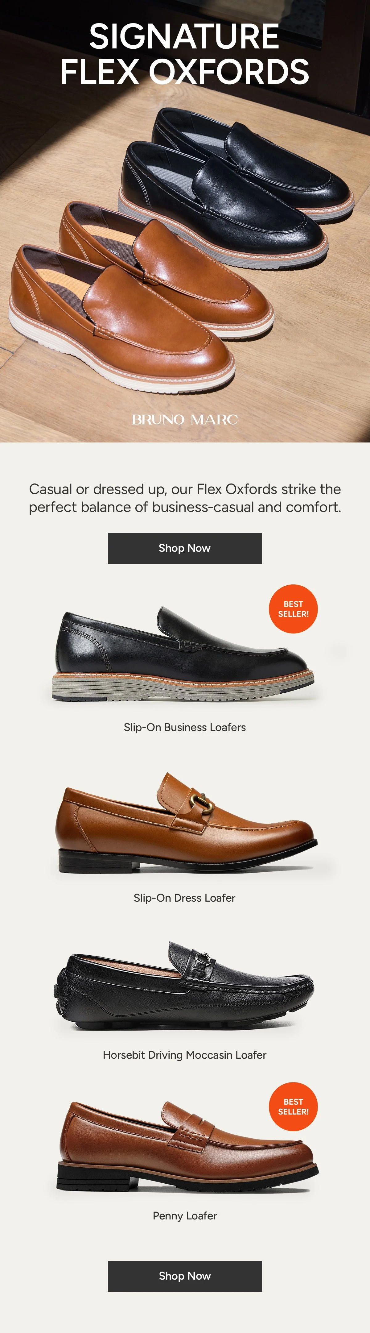 Men's Flats & Loafers Email January 2026