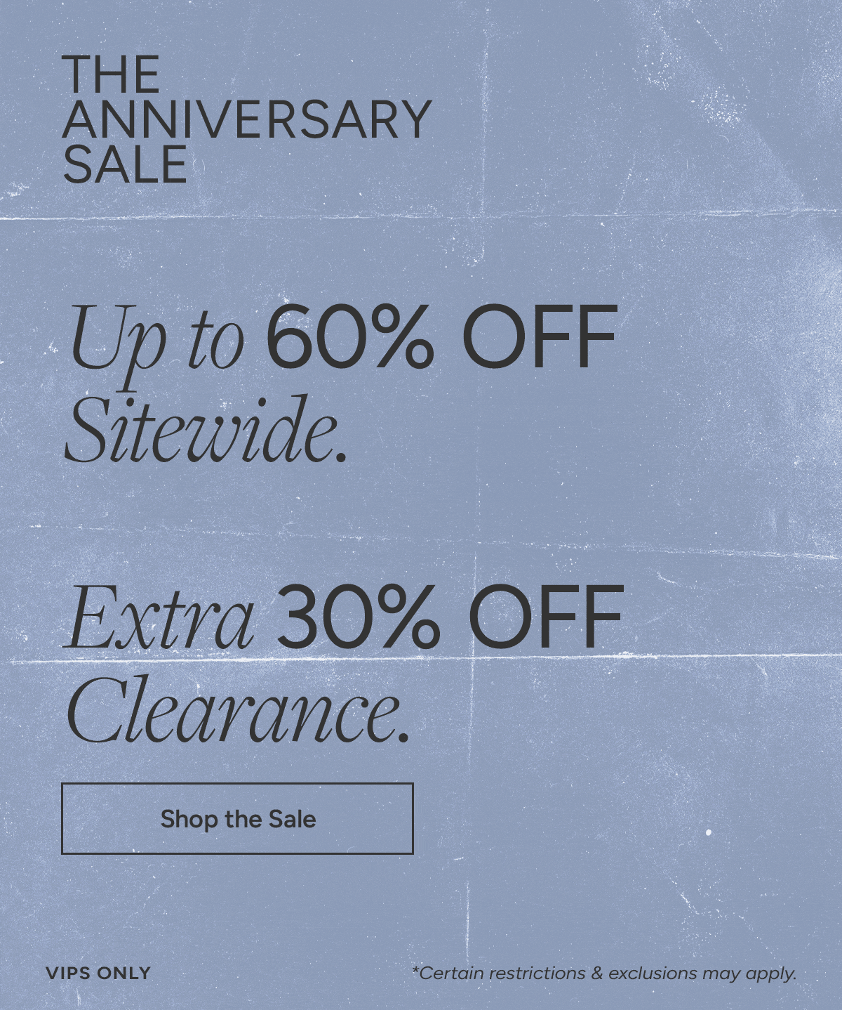 The Anniversary Sale Promo Email March 2026