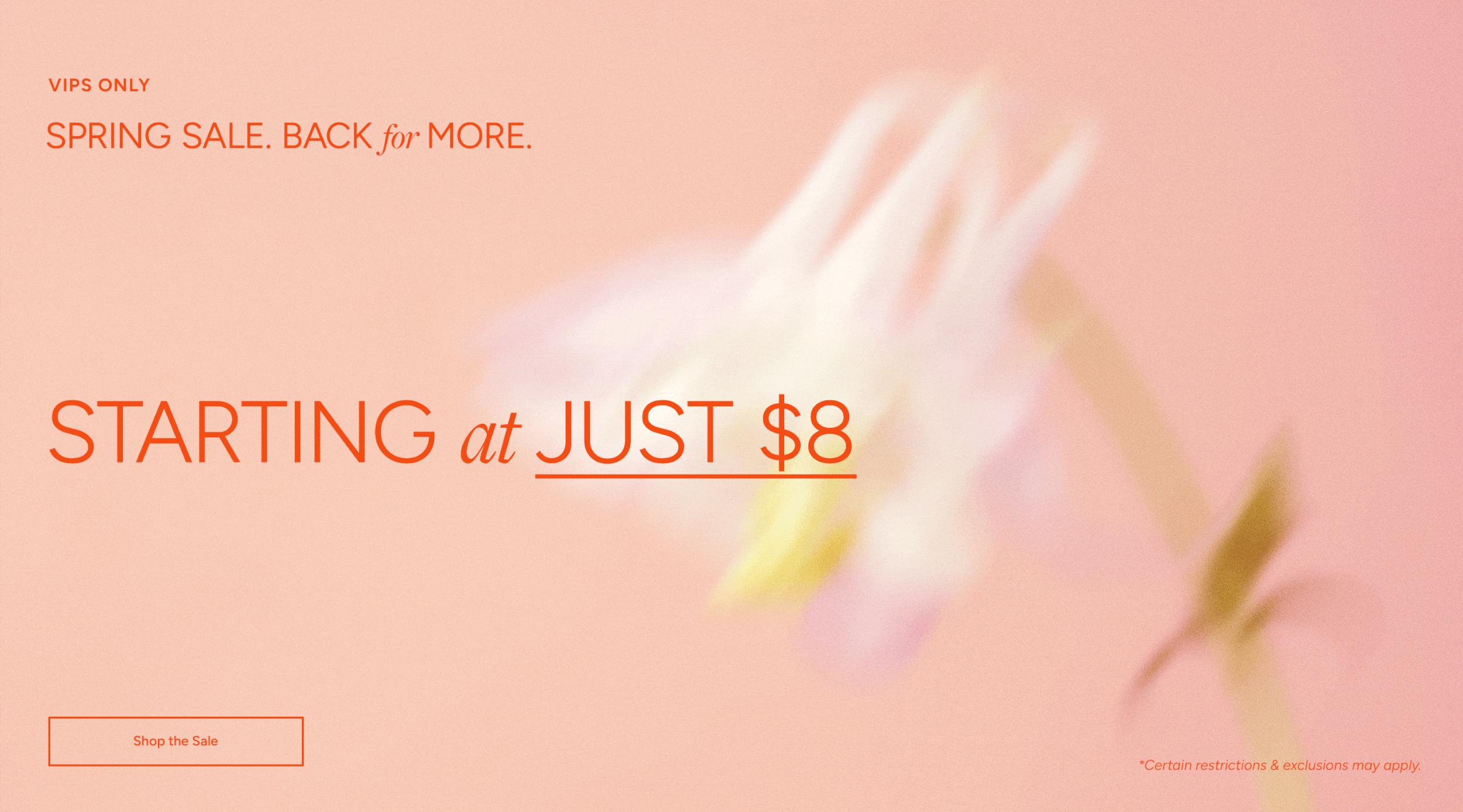 Spring Sale Re-Do Website Banner April 2026 (Desktop)