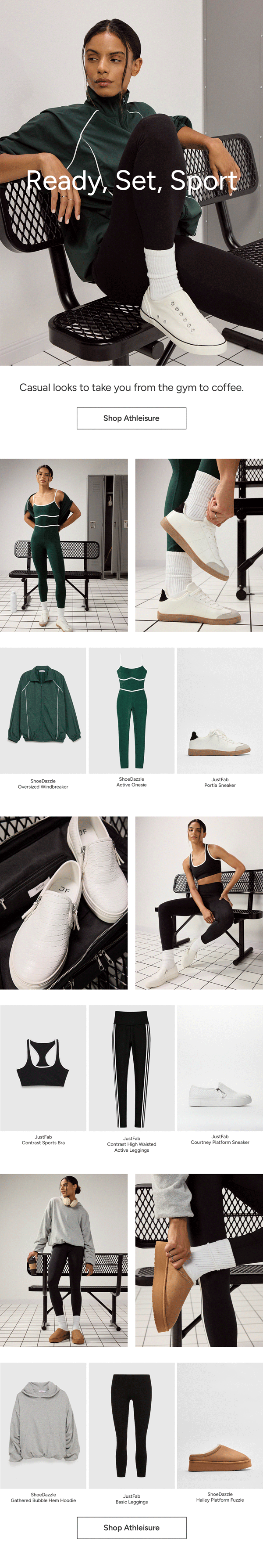 Athleisure Shop Email January 2026