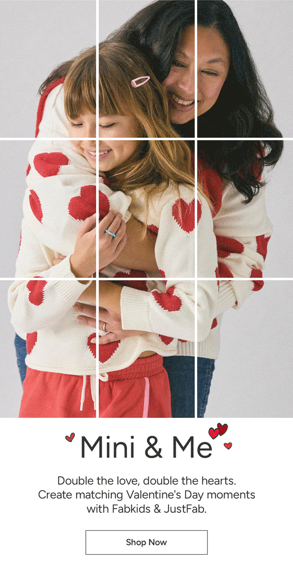 Valentine's Mini & Me Email January 2026