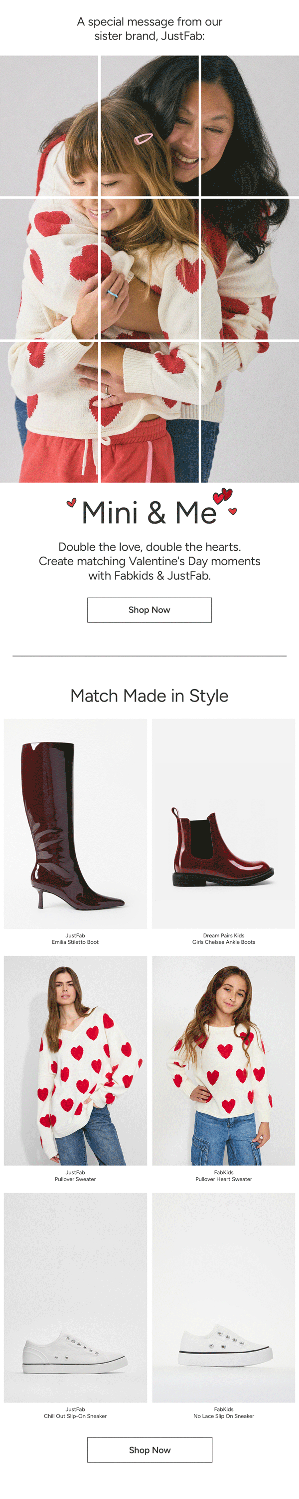 Valentine's Mini & Me Email January 2026