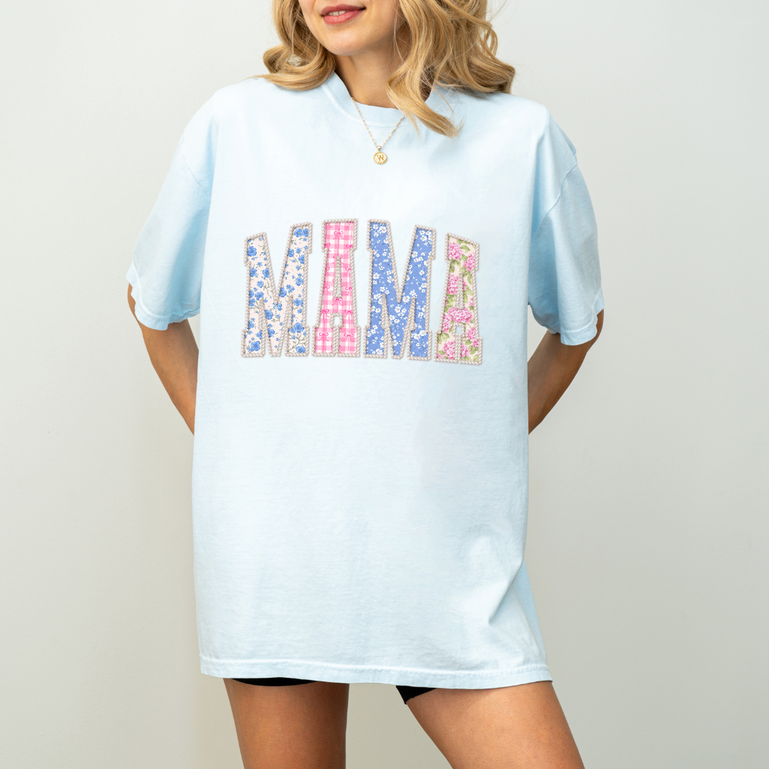 Vintage Floral Mama Tee