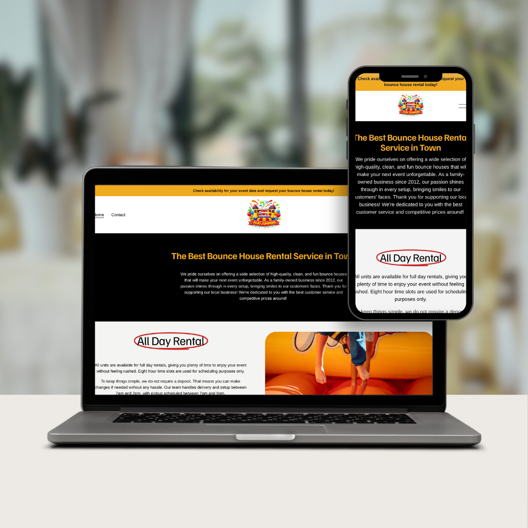 Juju Jumpers Website Preview