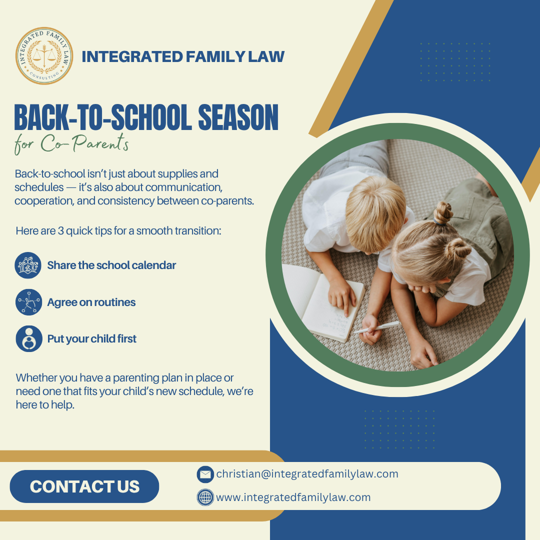 Back-to-School Tips for Co-Parents: Making the Transition Smooth for Everyone
