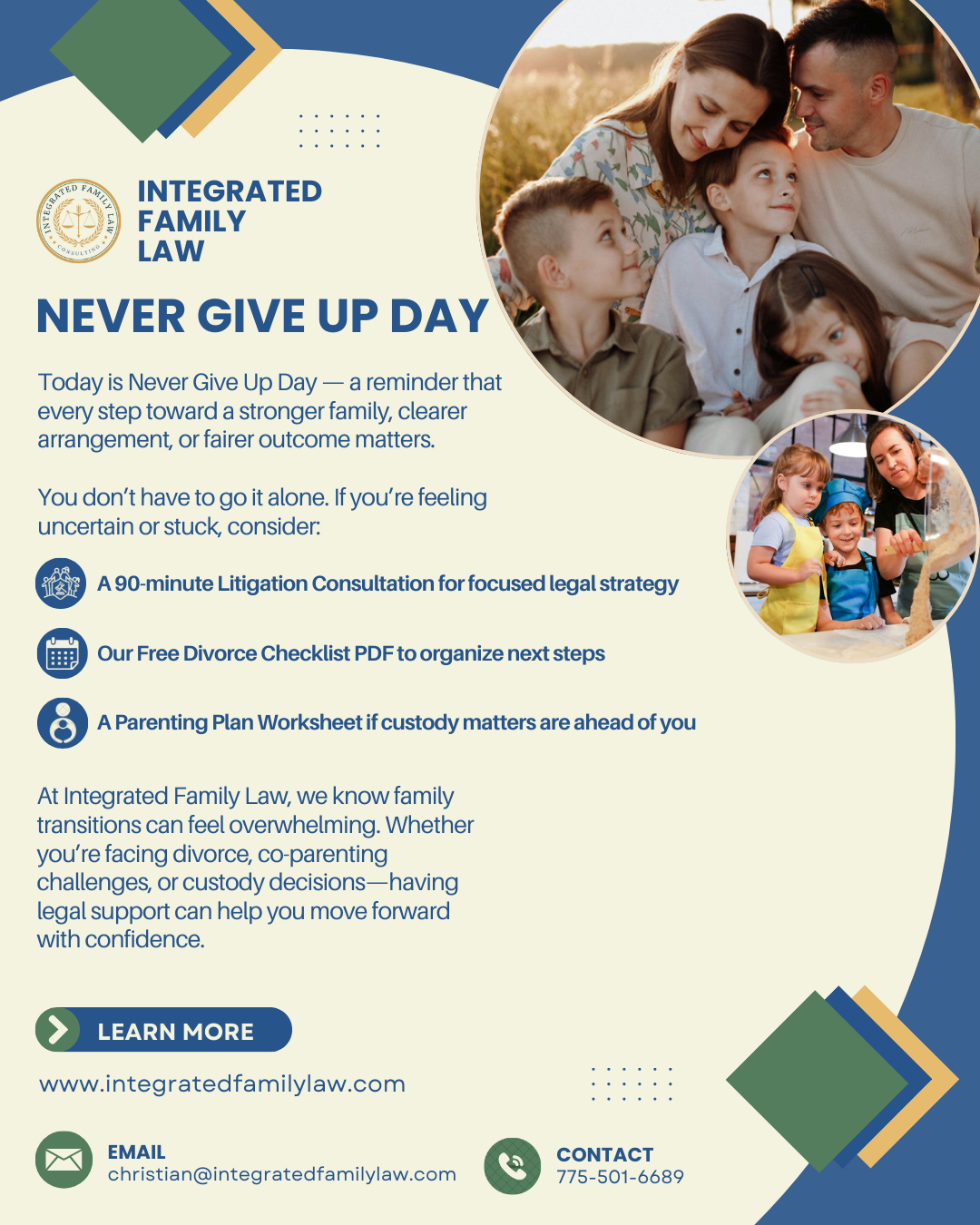 Never Give Up Day: Moving Forward Through Family Transitions