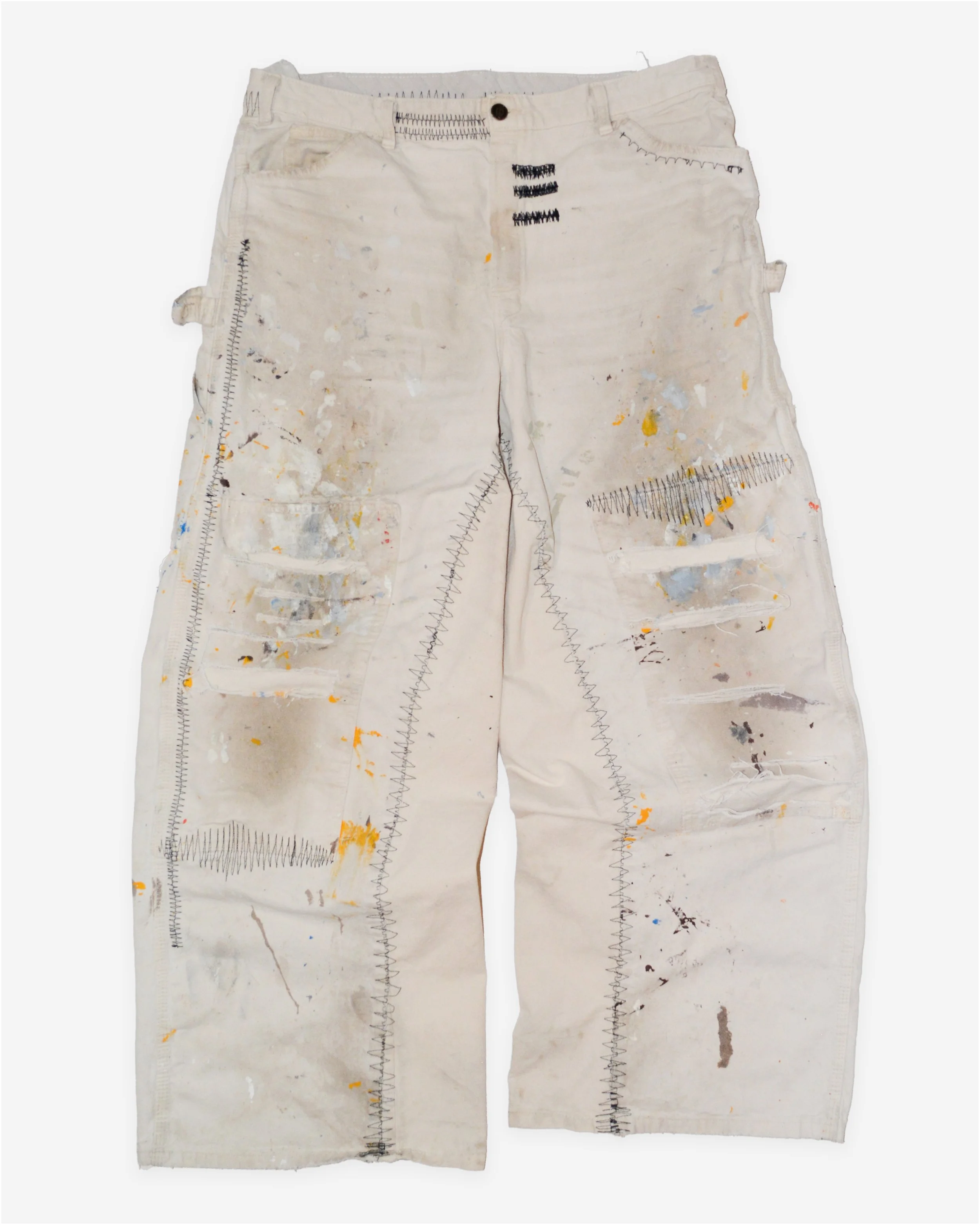 Paint-Riddled White Carpenters