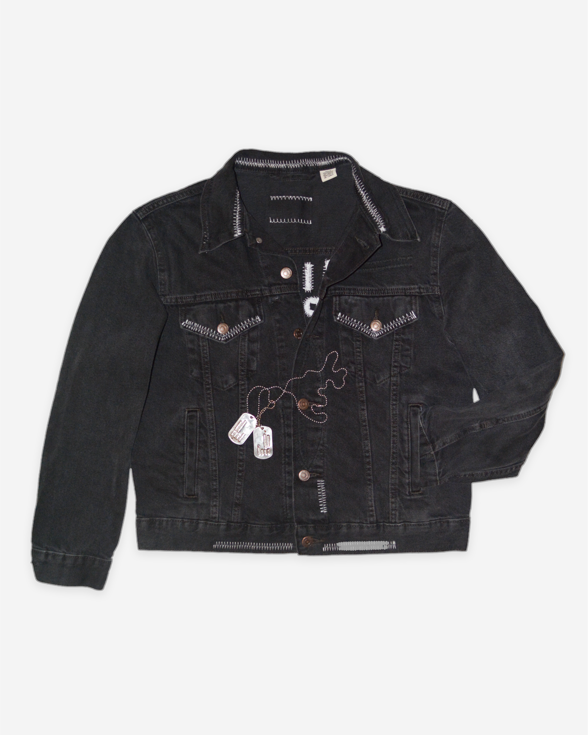 High Speed Black Denim Jacket Front.png