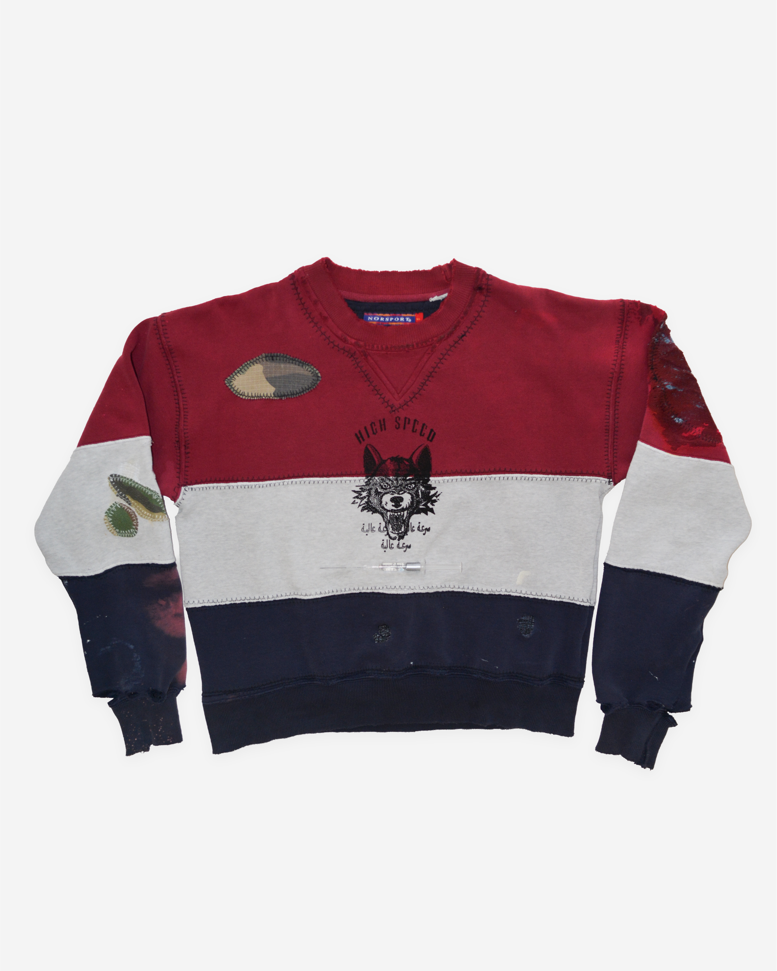Beaten Hockey Crewneck