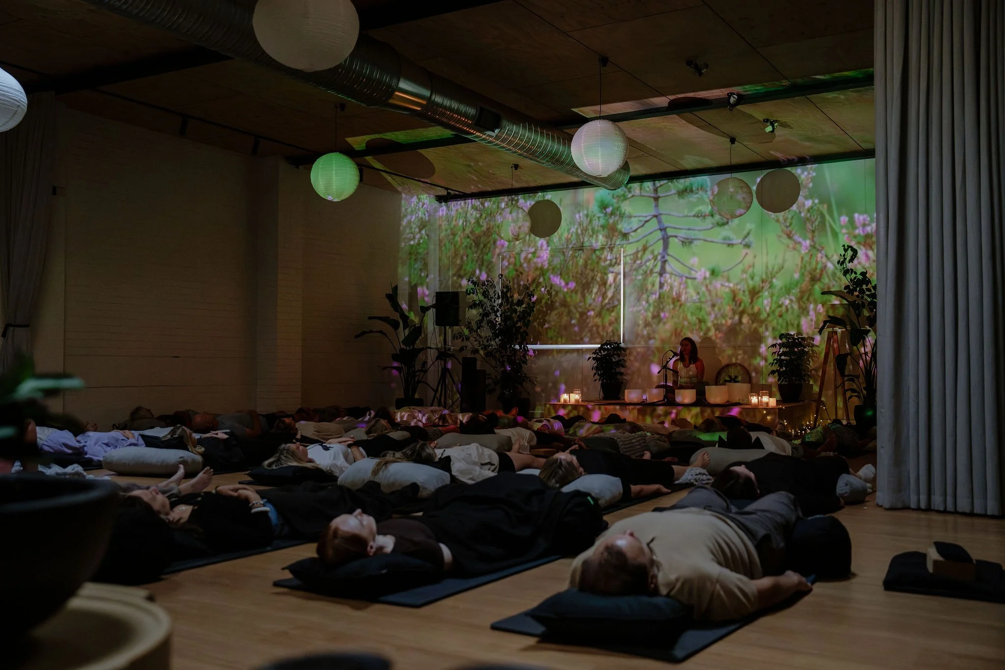 guided meditation and sound healing class Geelong