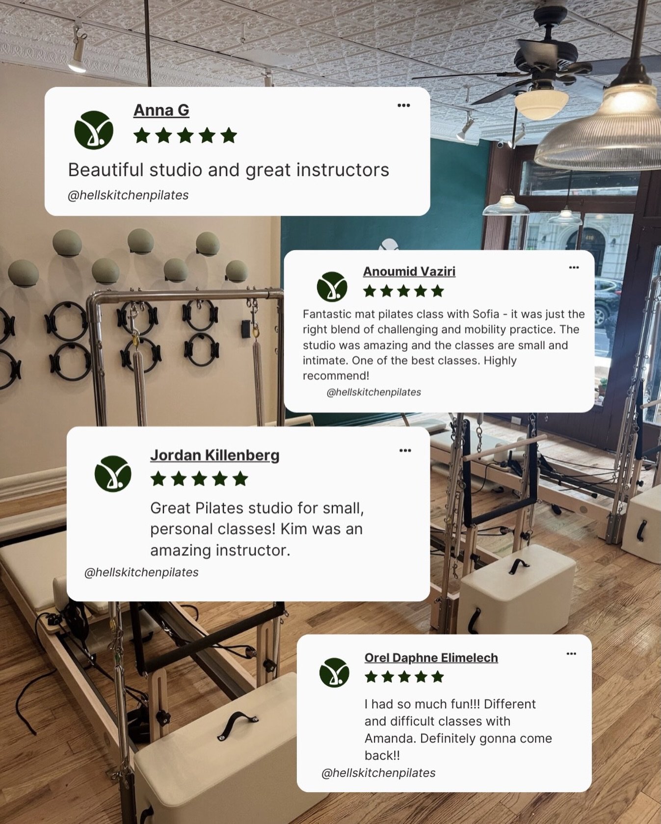 This time of year always has us reflecting on what we&rsquo;re most grateful for. Reading through these reviews makes us so incredibly proud of this community we&rsquo;ve built together in Hell&rsquo;s Kitchen. Thank you for filling the studio with g